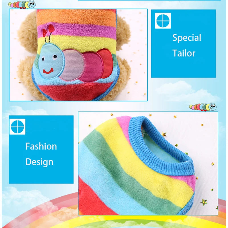 Cute Dog Winter Vest for Small Dogs & Cats