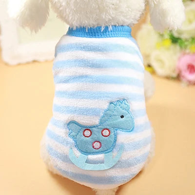 Cute Dog Winter Vest for Small Dogs & Cats