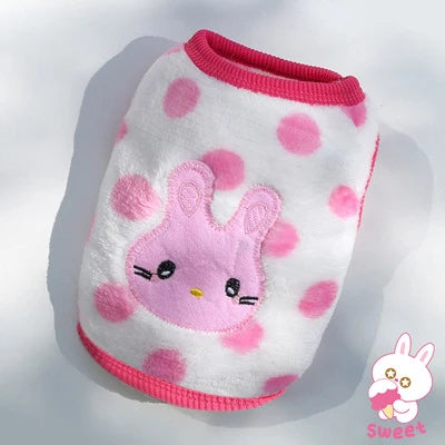 Cute Dog Winter Vest for Small Dogs & Cats