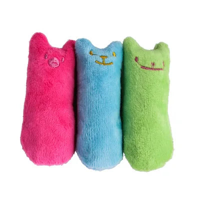 Catnip Teeth-Grinding Plush Toy for Cats — Bite, Kick & Bunny-Kick to Their Heart's Content!
