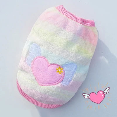 Cute Dog Winter Vest for Small Dogs & Cats