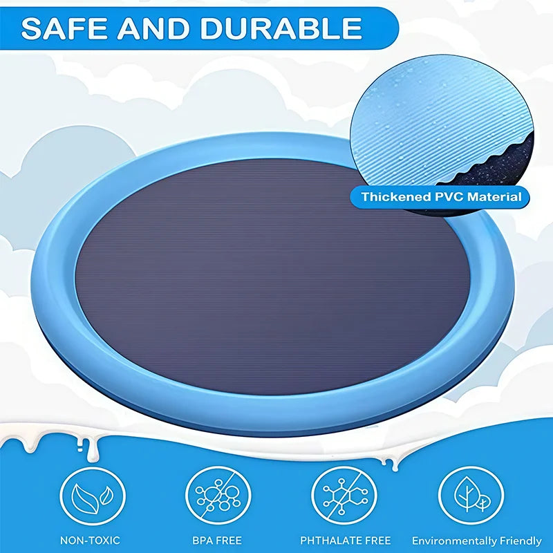 Thickened Water Play Mat – Dolphin Theme