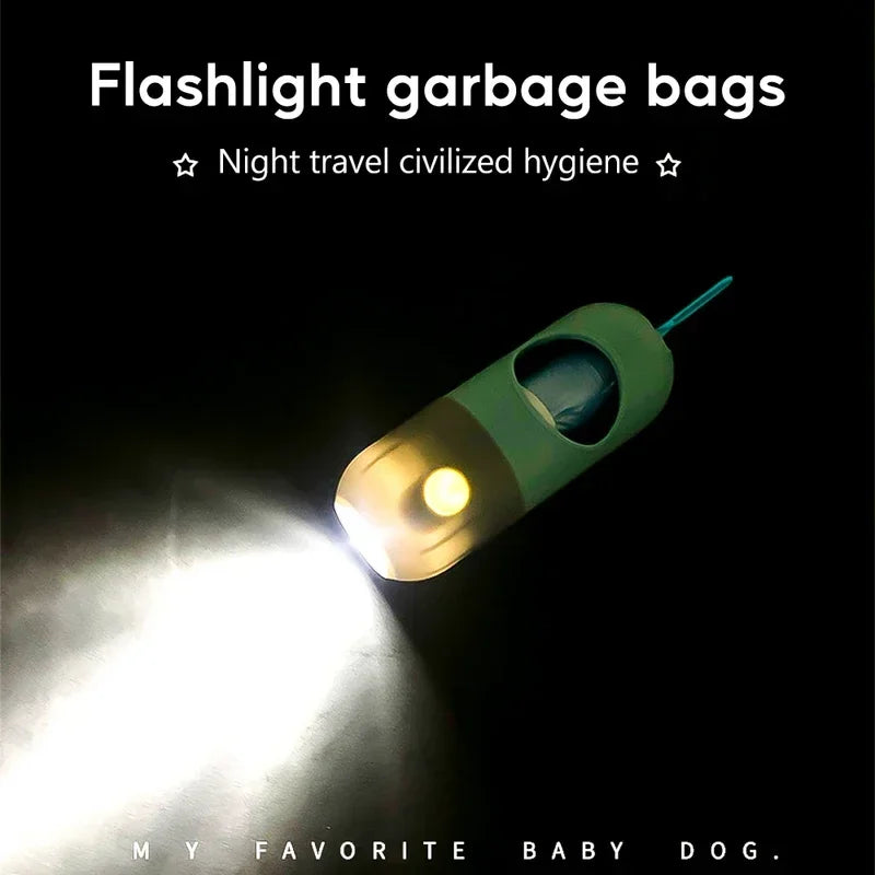 LED Dog Poop Bag Dispenser (10 Rolls)