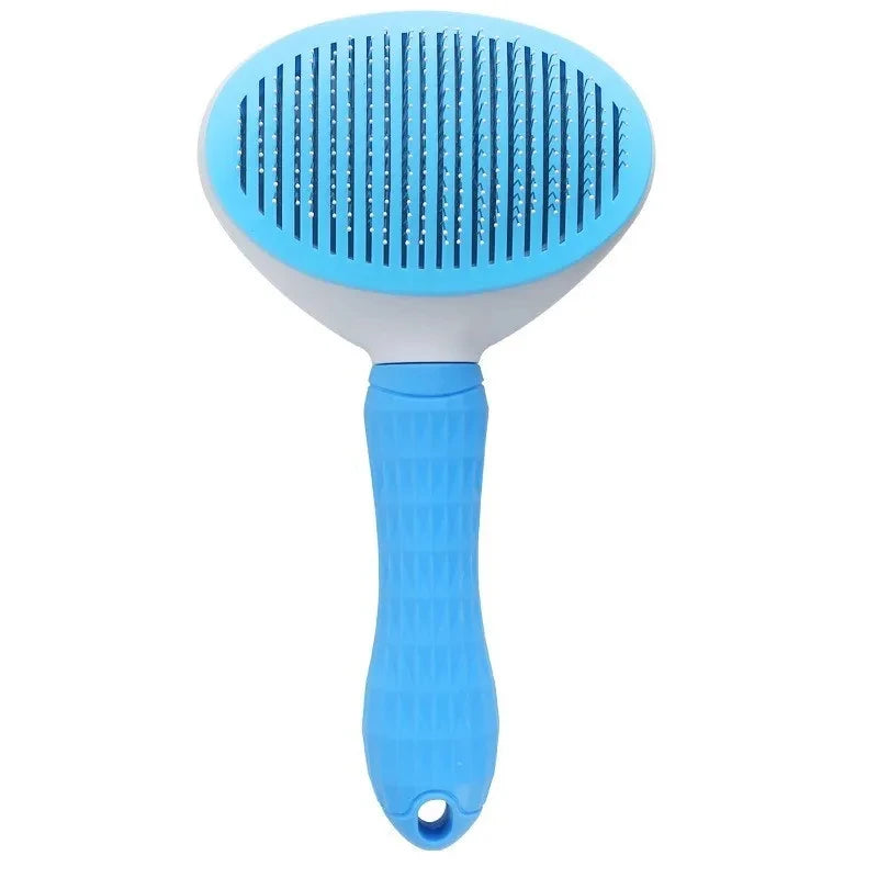 Self-Cleaning Pet Brush & Dematting Comb for Dogs & Cats — Grooming Made Easy!