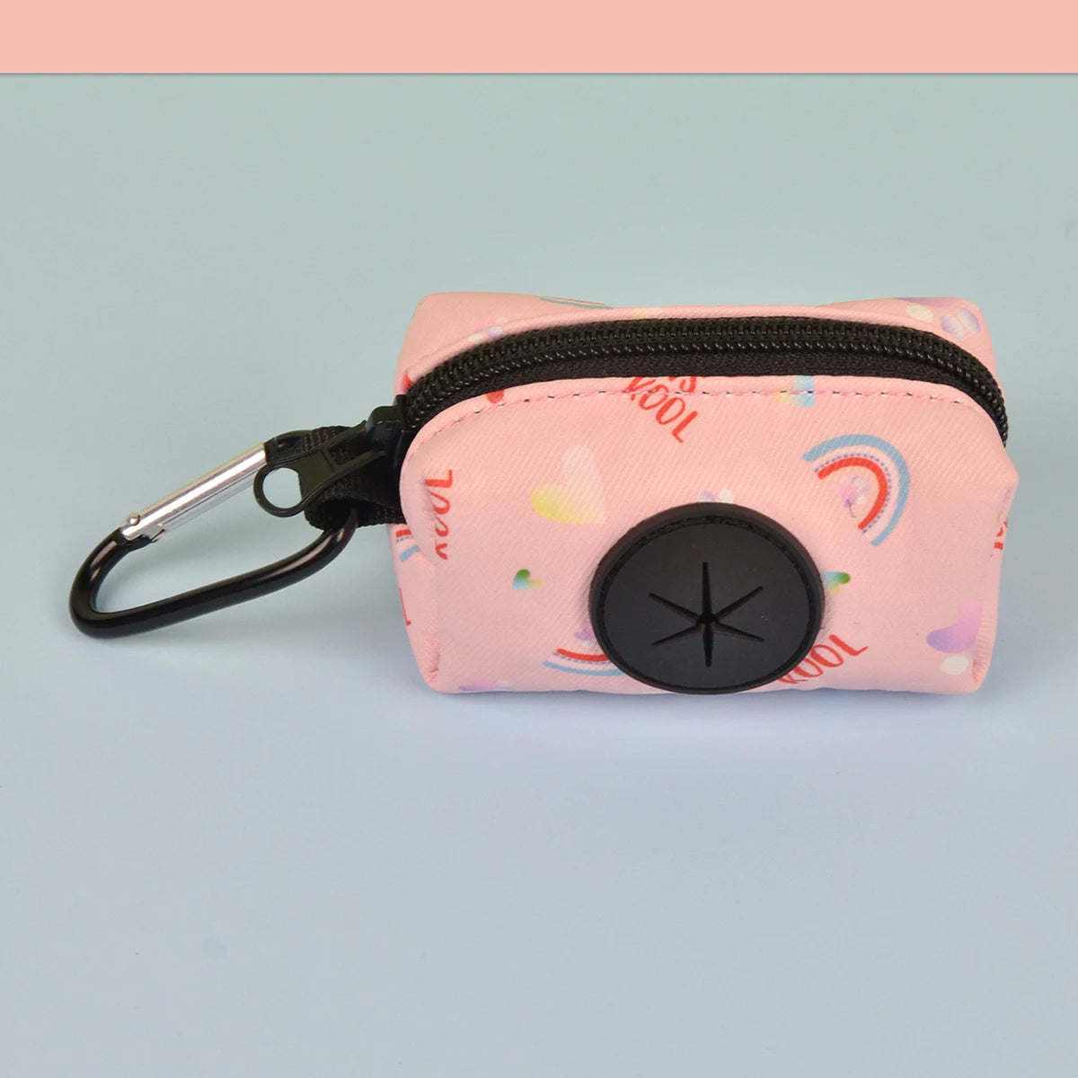 Rainbow Print Dog Poop Bag Holder — Because Even Cleanups Can Be Colorful!