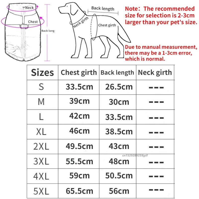 Waterproof Dog Coat with Warm Padding