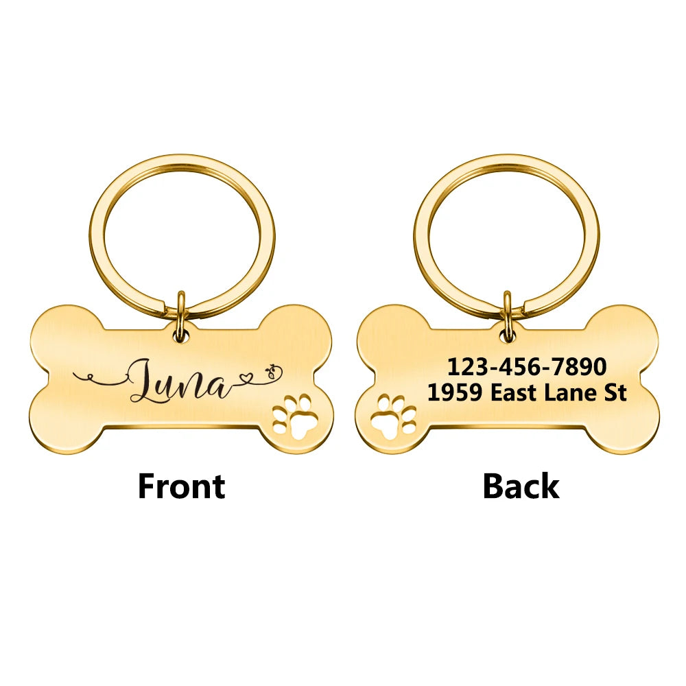 Personalized Dog Tag with Name
