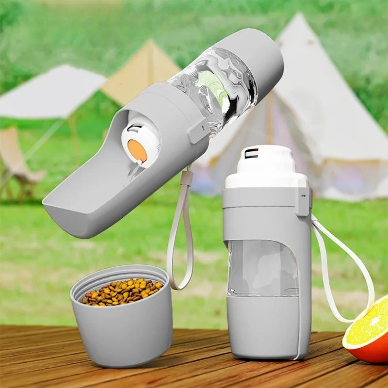 Portable Pet Water Bottle with Storage