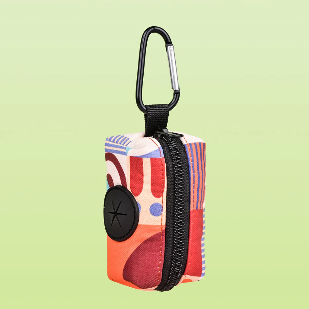 Designer Dog Poo Bag Holder For Dog Leash Attachment (Without Poo Bag And Leash)