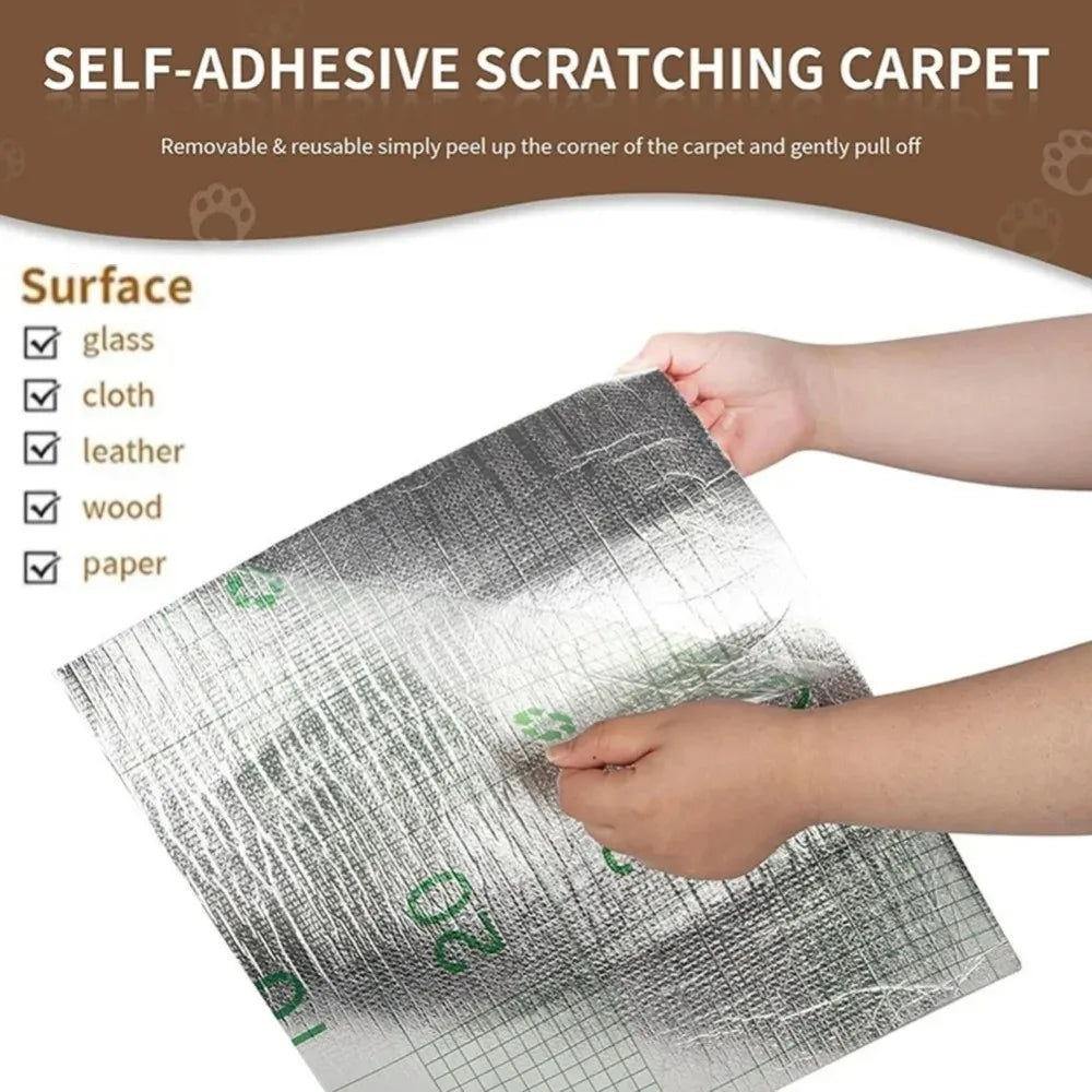 Self-Adhesive Cat Scratching Mat — Save Your Furniture & Satisfy Your Cat's Scratch Itch!