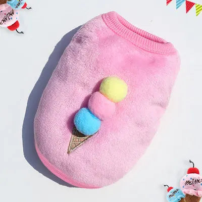Cute Dog Winter Vest for Small Dogs & Cats