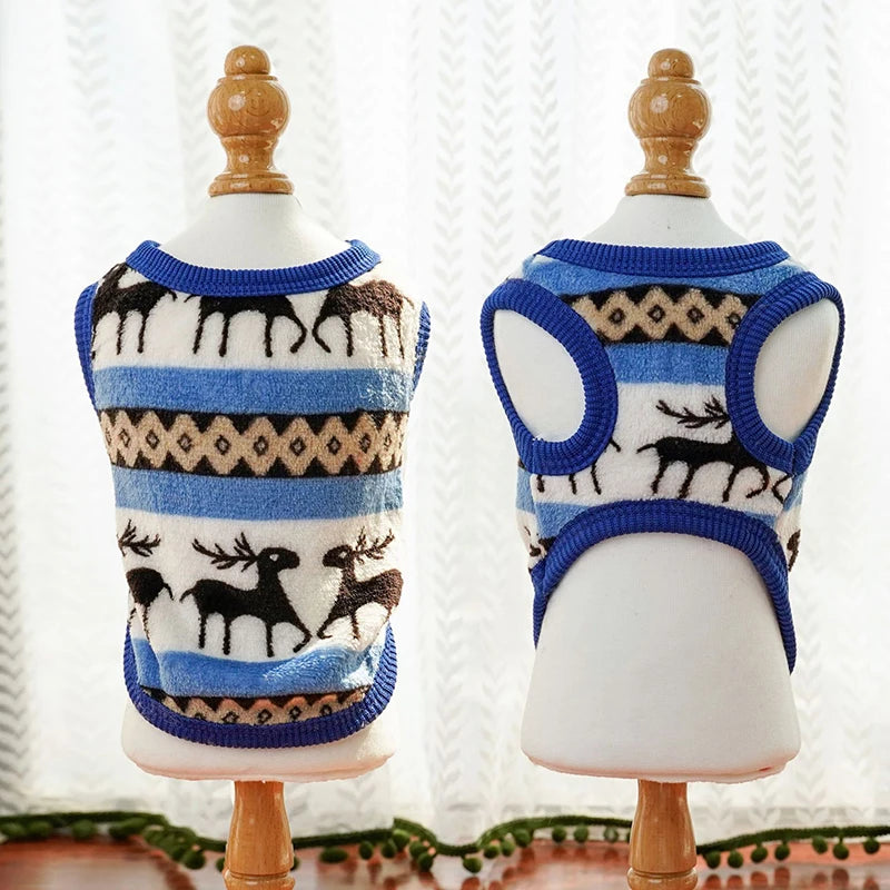 Cute Dog Winter Vest for Small Dogs & Cats