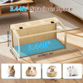 Large Wooden Hamster Cage with Glass & LED