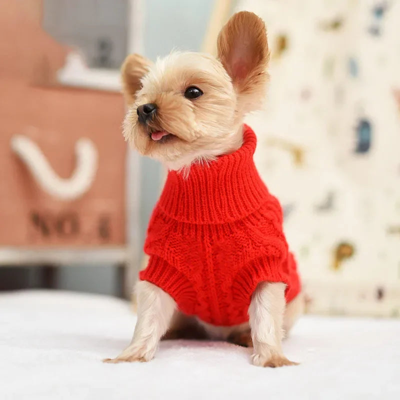 Dog Winter Knit Sweater (XS-XL)