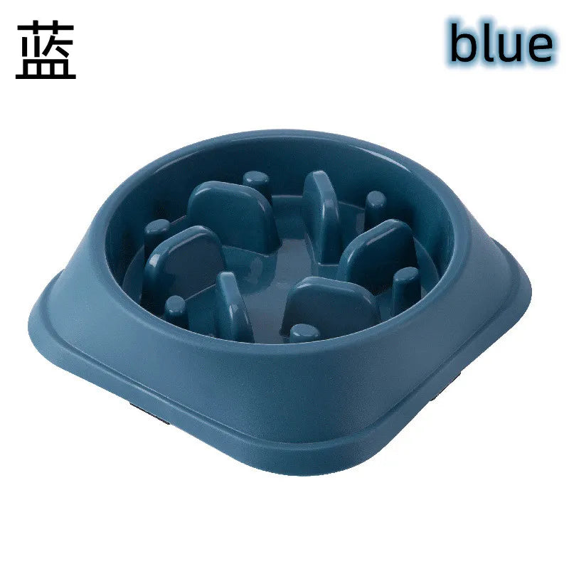 Anti-Choke Slow Feeder Bowl for Dogs & Cats — Non-Slip, Thickened & Available in Fun Colors!