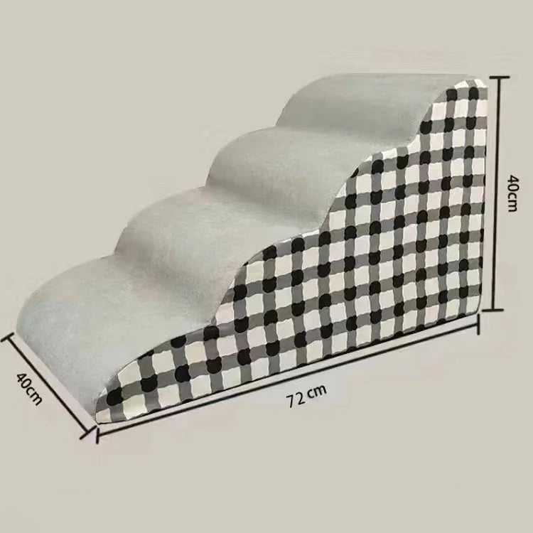 High Density Foam Dog Stairs & Ramp — Non-Slip Pet Steps for Sofa, Bed & Beyond!