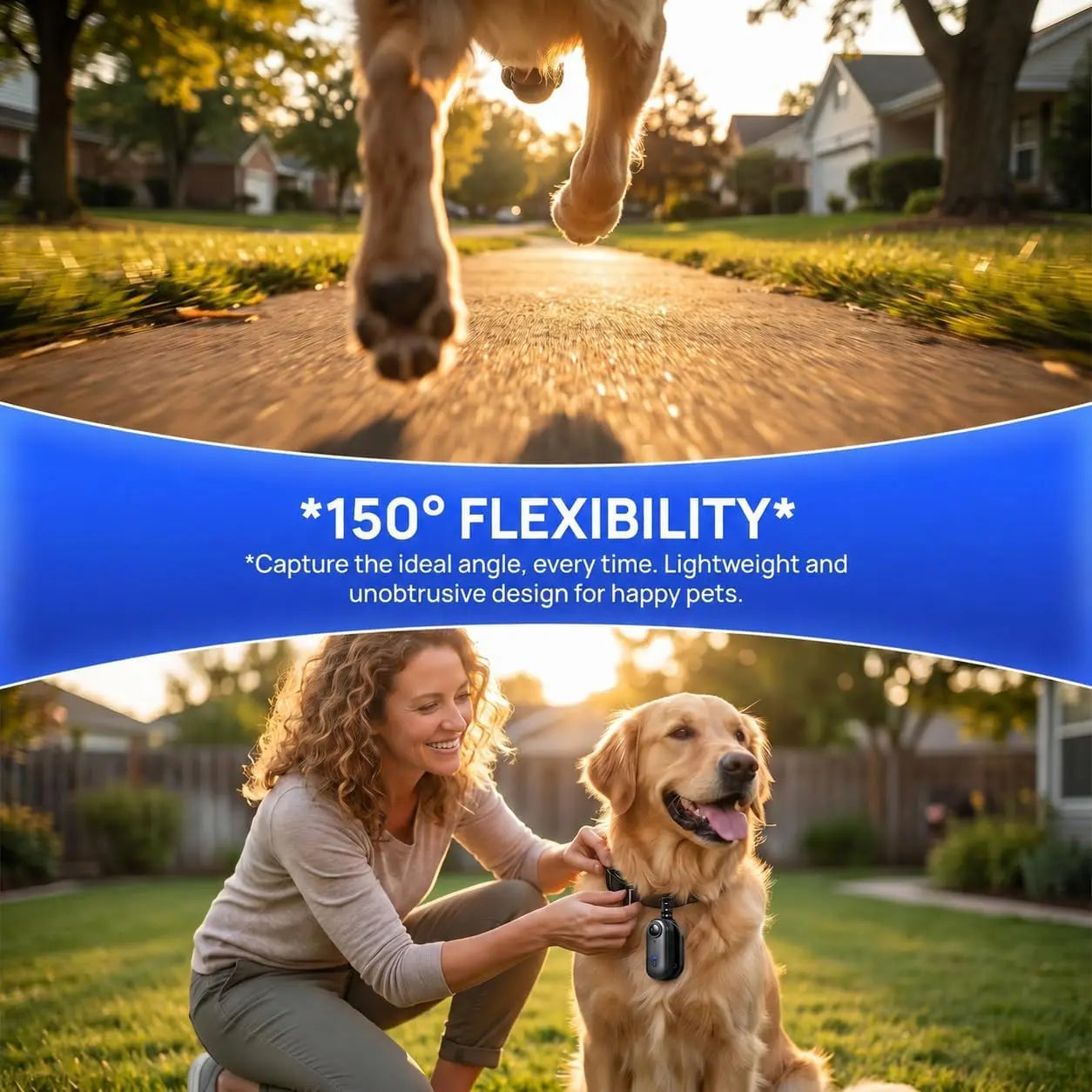 1080P HD Wireless Pet Collar Camera — See the World Through Your Pet's Eyes!