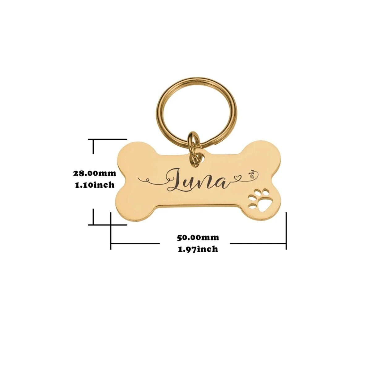 Personalized Dog Tag with Name