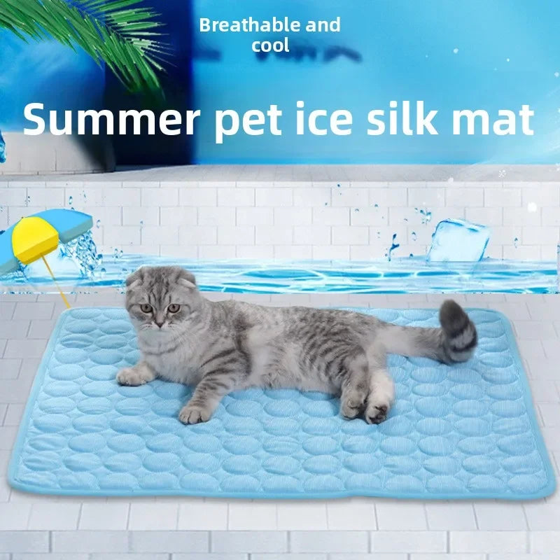 Ice Silk Cooling Mat for Pets