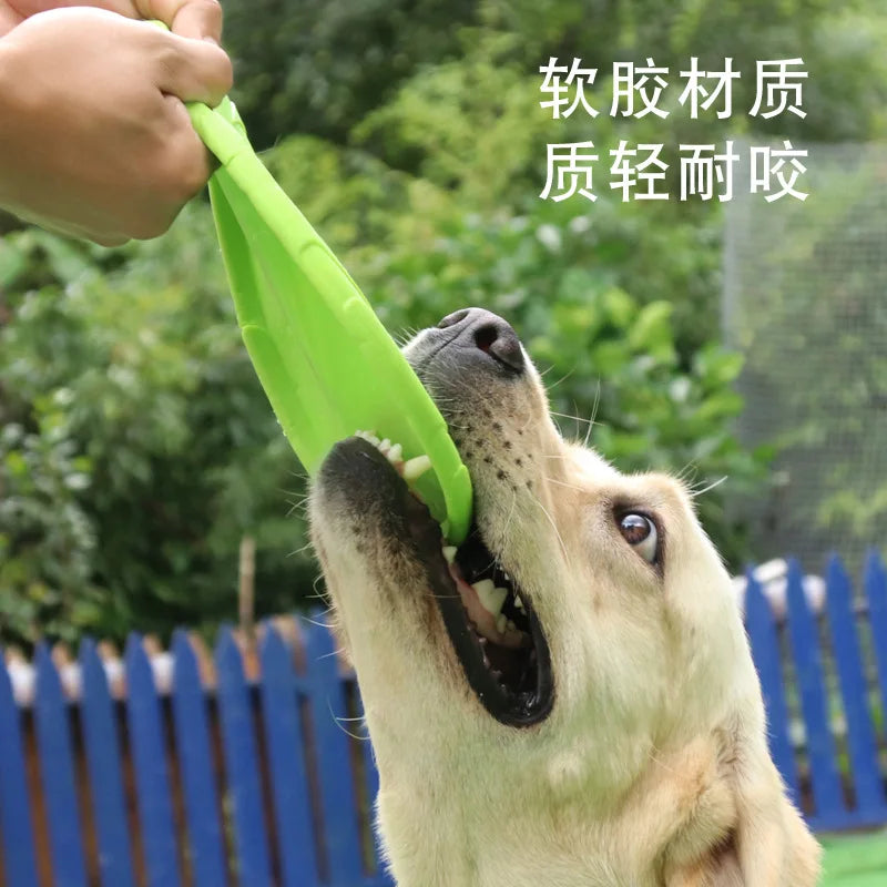Bite-Resistant Flying Disc Dog Toy — Multifunction Outdoor Training & Interactive Play for Dogs!