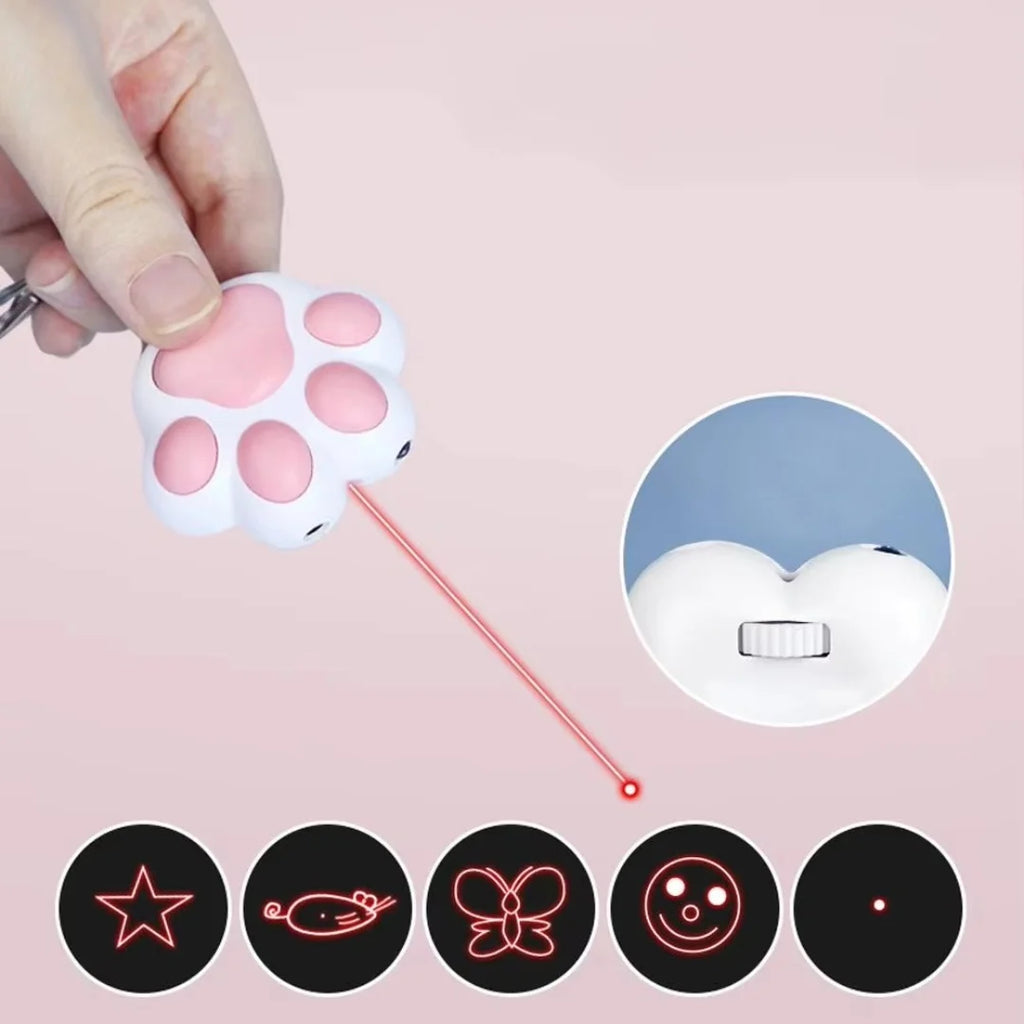 4-in-1 Cat Infrared Teaser Keychain