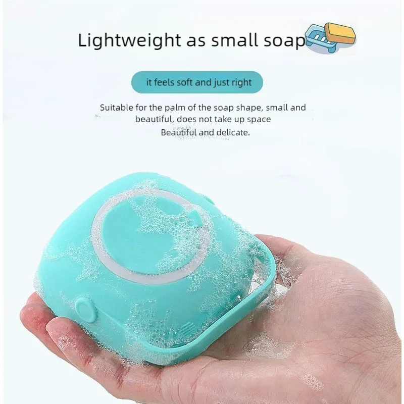 Dog Bathing Brush & Shampoo Dispenser — Soft Silicone Massage Brush for Dogs & Cats!