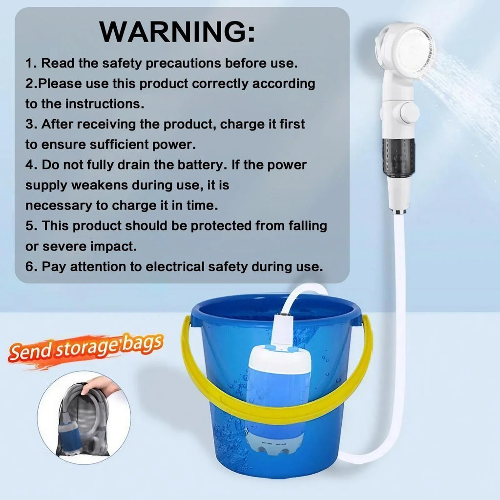 Portable Outdoor Shower (Rechargeable)