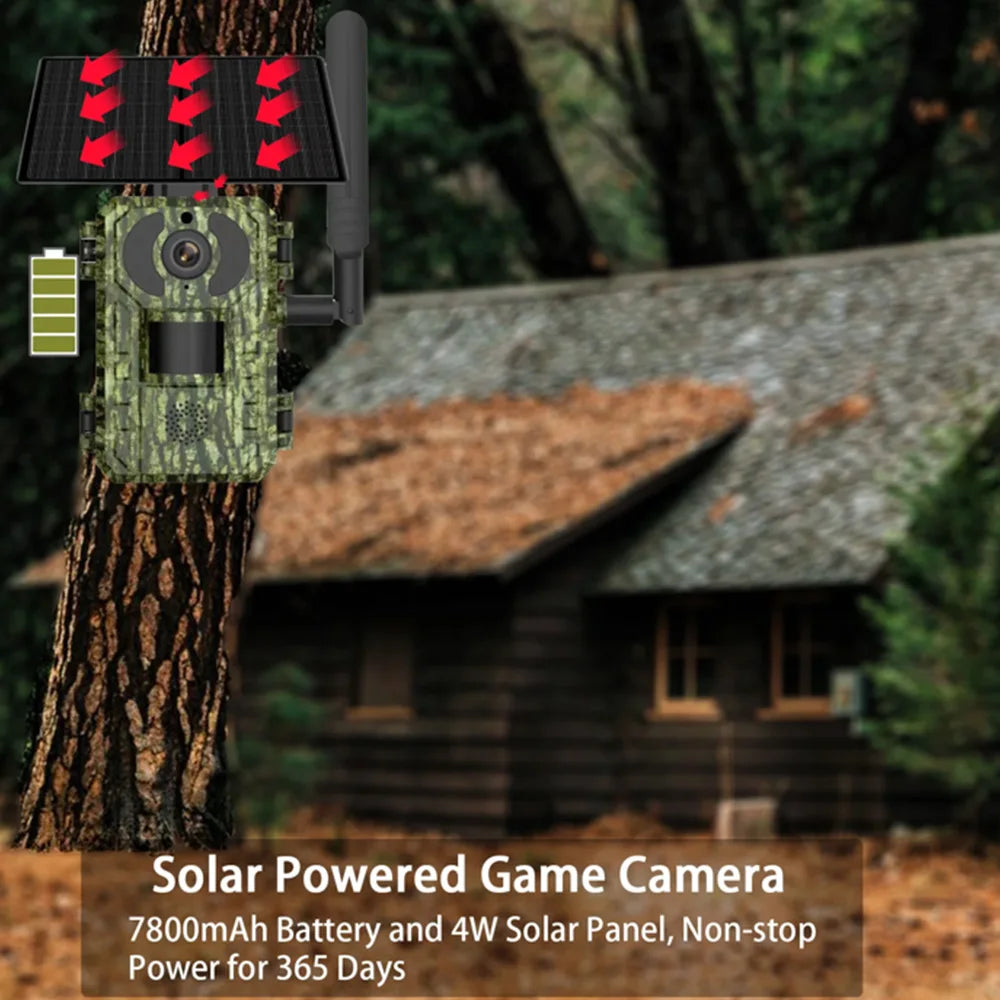 EU 4G Solar Trail Camera 2K
