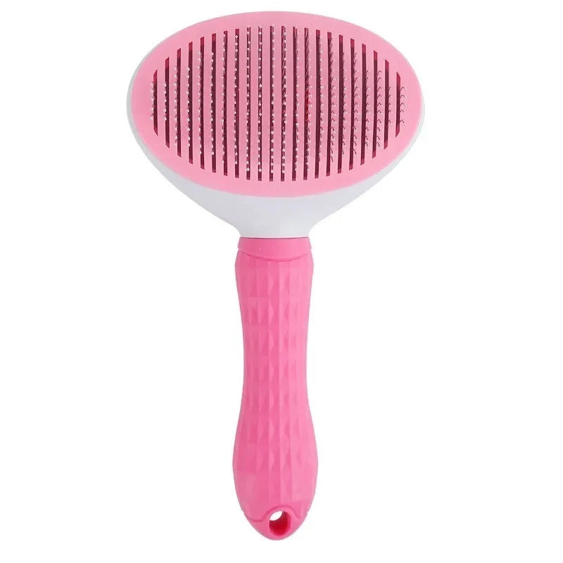 Self-Cleaning Pet Brush & Dematting Comb for Dogs & Cats — Grooming Made Easy!