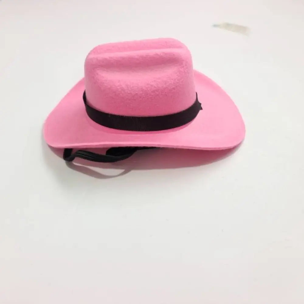 Adjustable Pet Cowboy Hat for Small Dogs & Cats