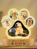 Custom Dog Photo Night Light Gift