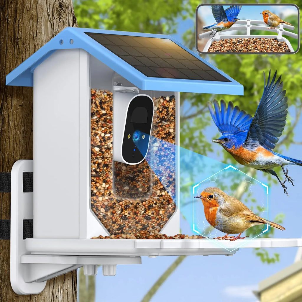 2.4G WiFi Smart Bird Feeder with Camera