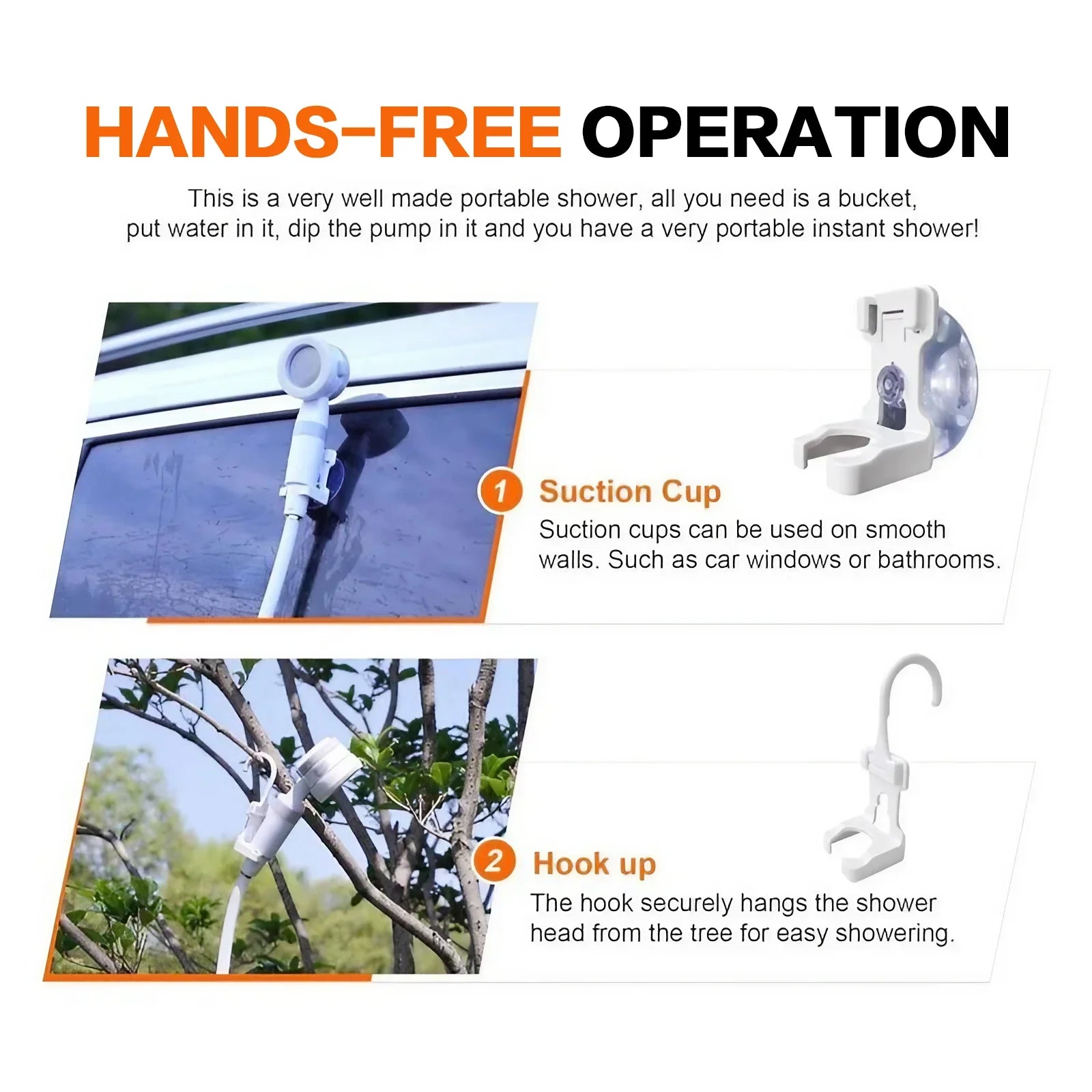 Portable Outdoor Shower (Rechargeable)