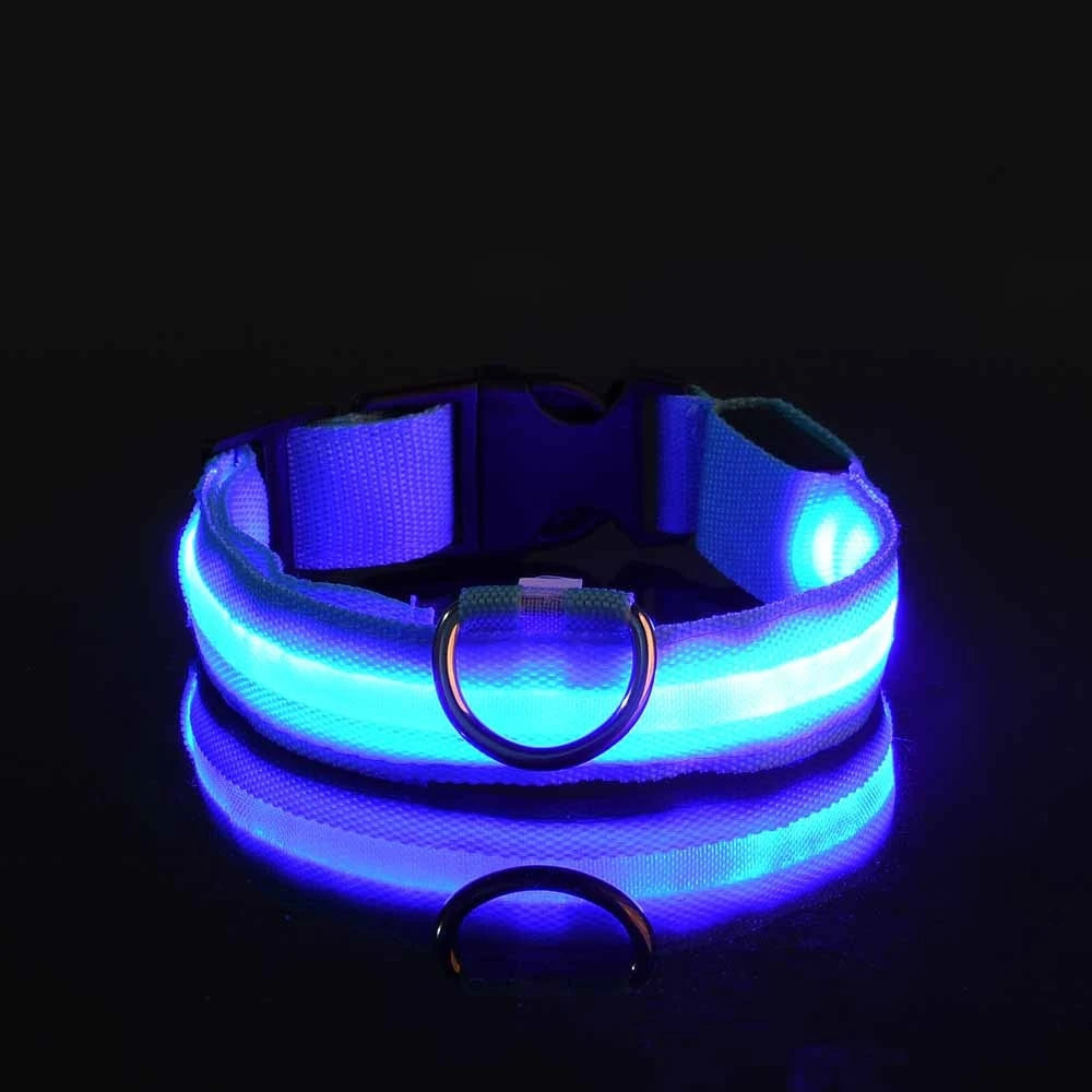 LED Glow-in-the-Dark Dog Leash — Light Up Your Night Walks in Style!