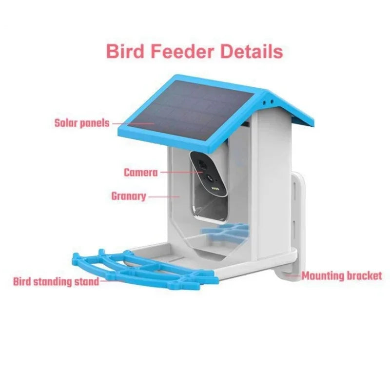 2.4G WiFi Smart Bird Feeder with Camera