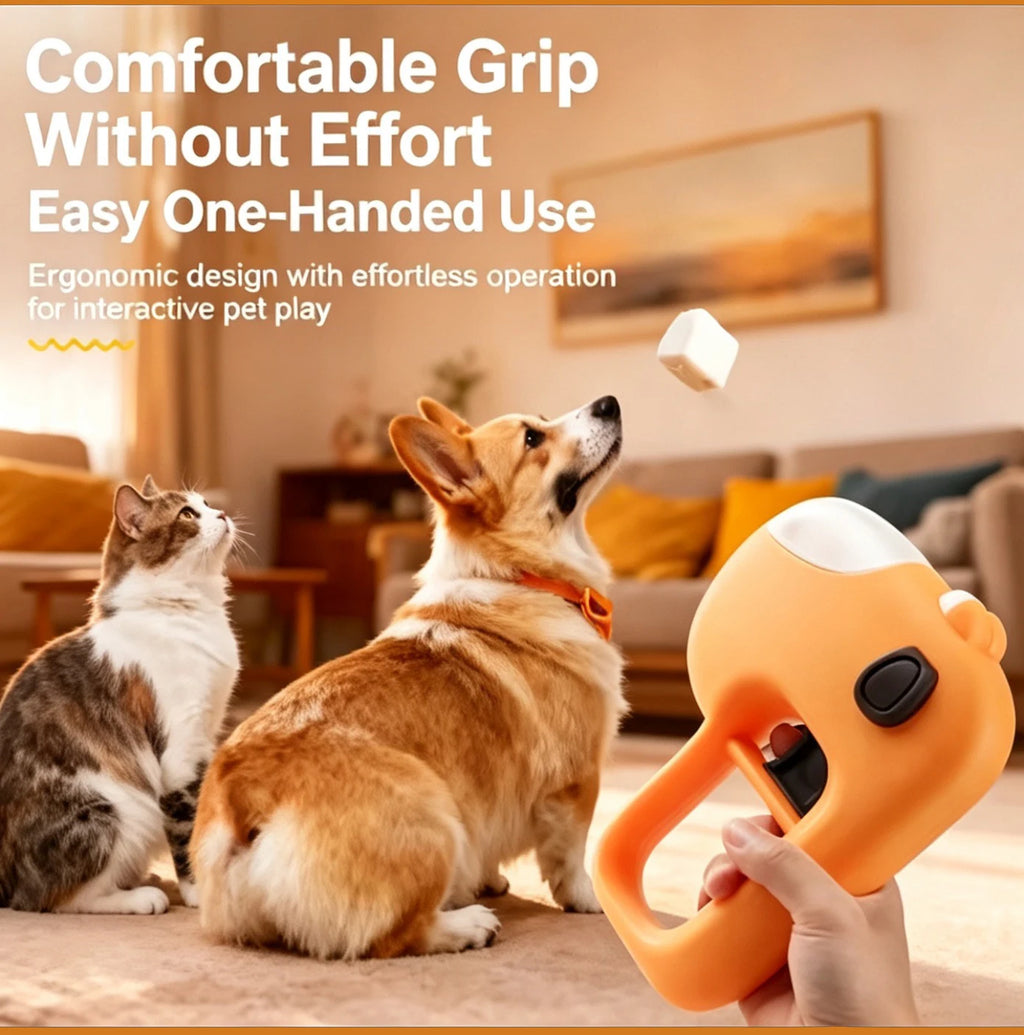 Interactive Dog Treat Launcher