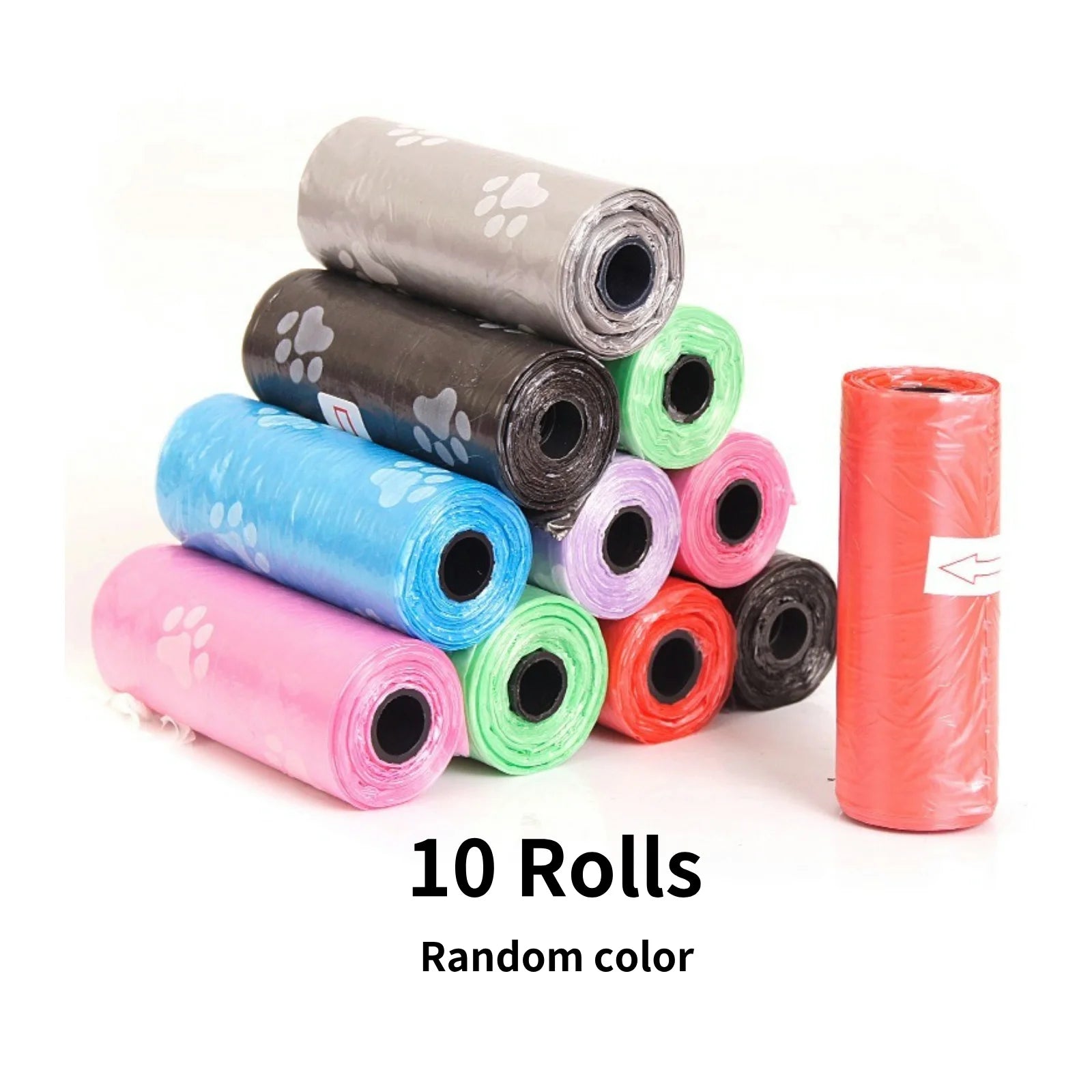 LED Dog Poop Bag Dispenser with 10 Rolls