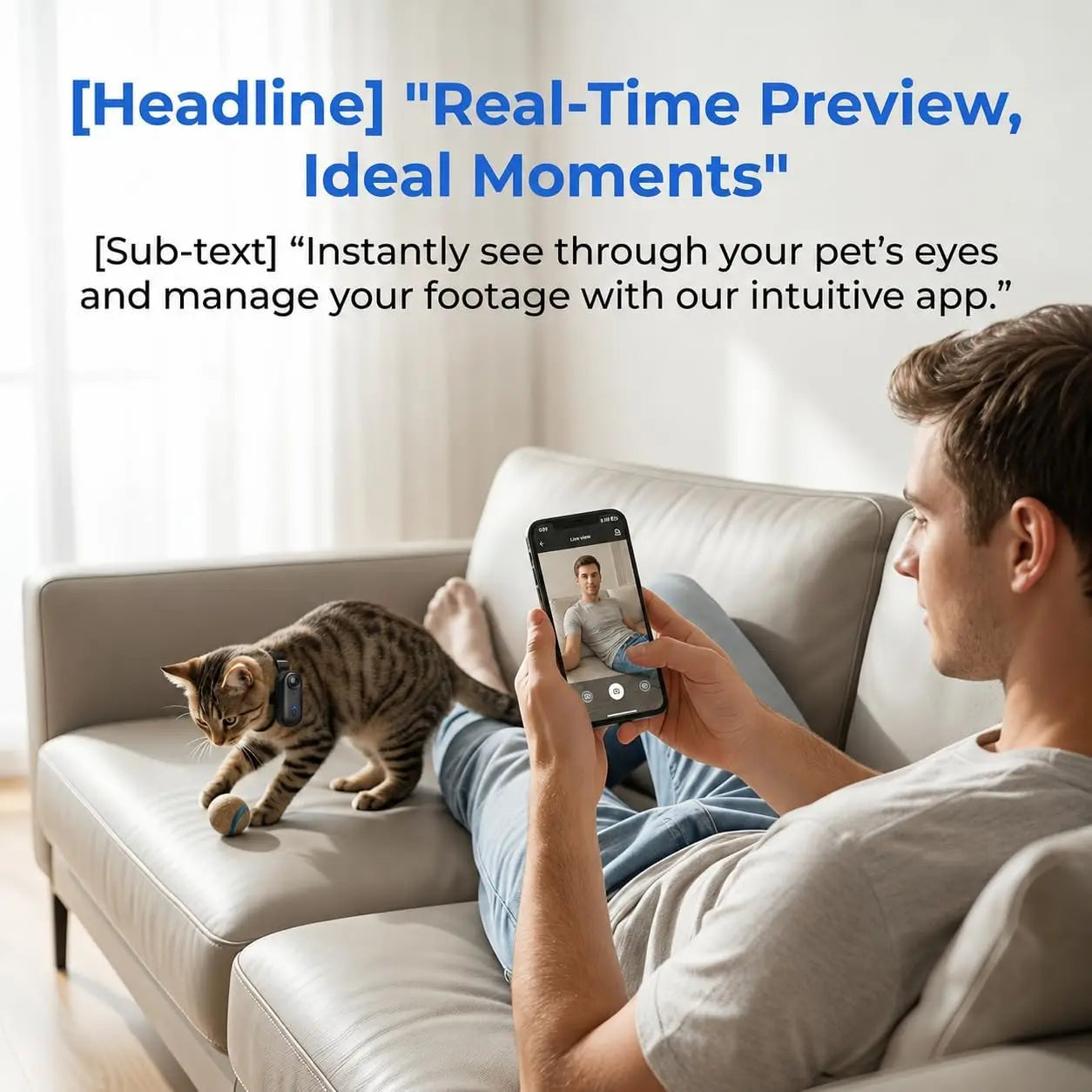 1080P HD Wireless Pet Collar Camera