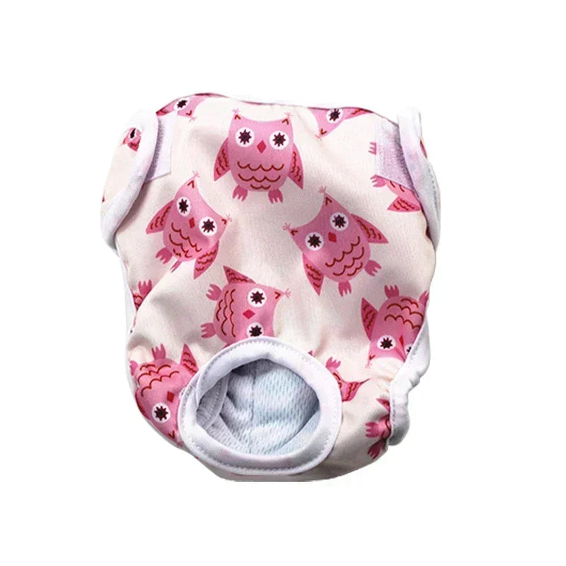 Washable Cartoon Dog Diapers