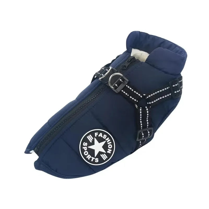 Large Dog Jacket with Harness
