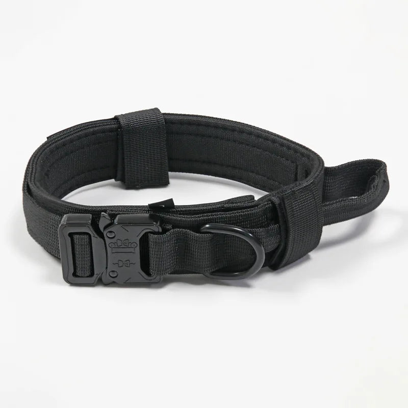 Tactical Dog Collar & Leash Set with Handle