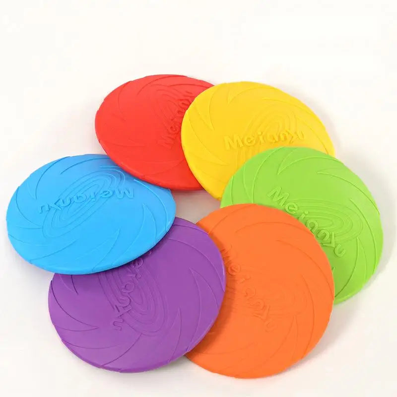 Bite-Resistant Flying Disc Dog Toy — Multifunction Outdoor Training & Interactive Play for Dogs!