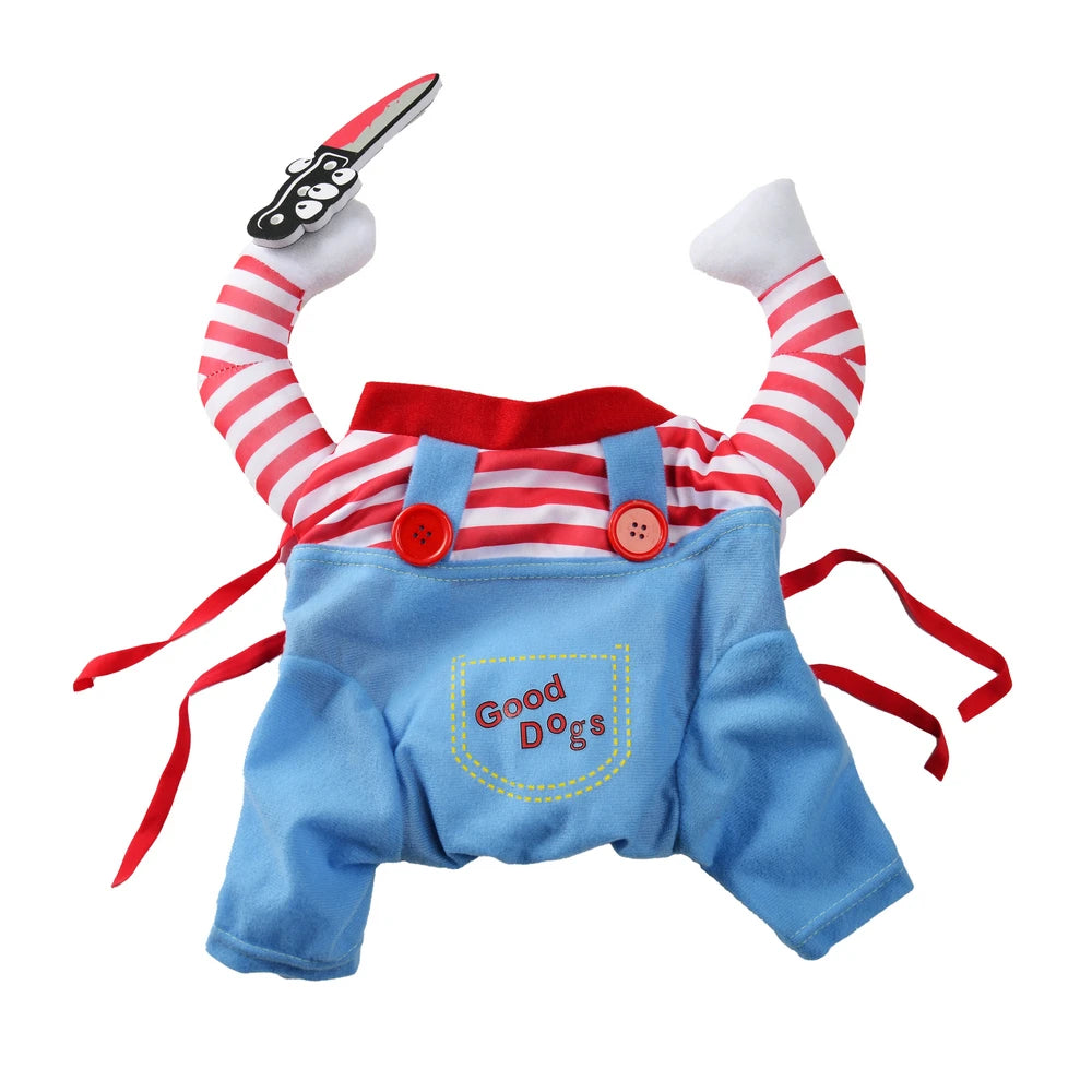 Dog Cosplay Clothes - Red Stripe (XS-XL)