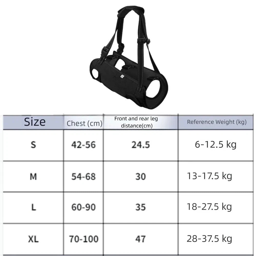 Adjustable Dog Lift Harness with Handle