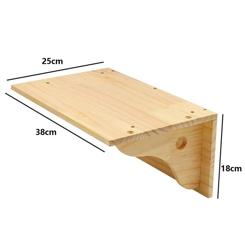Wooden Cat Climbing Shelves (Wall Mounted)