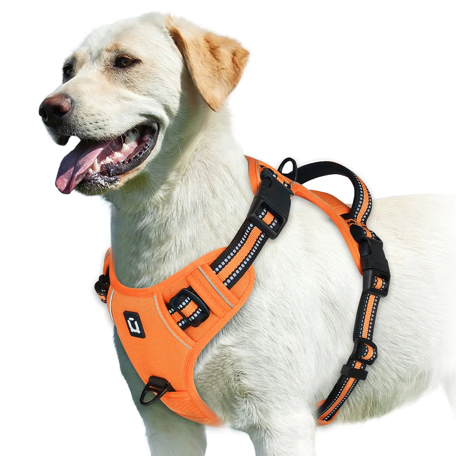 No-Pull Dog Harness — Adjustable Soft Padded Vest with Easy Control Handle!