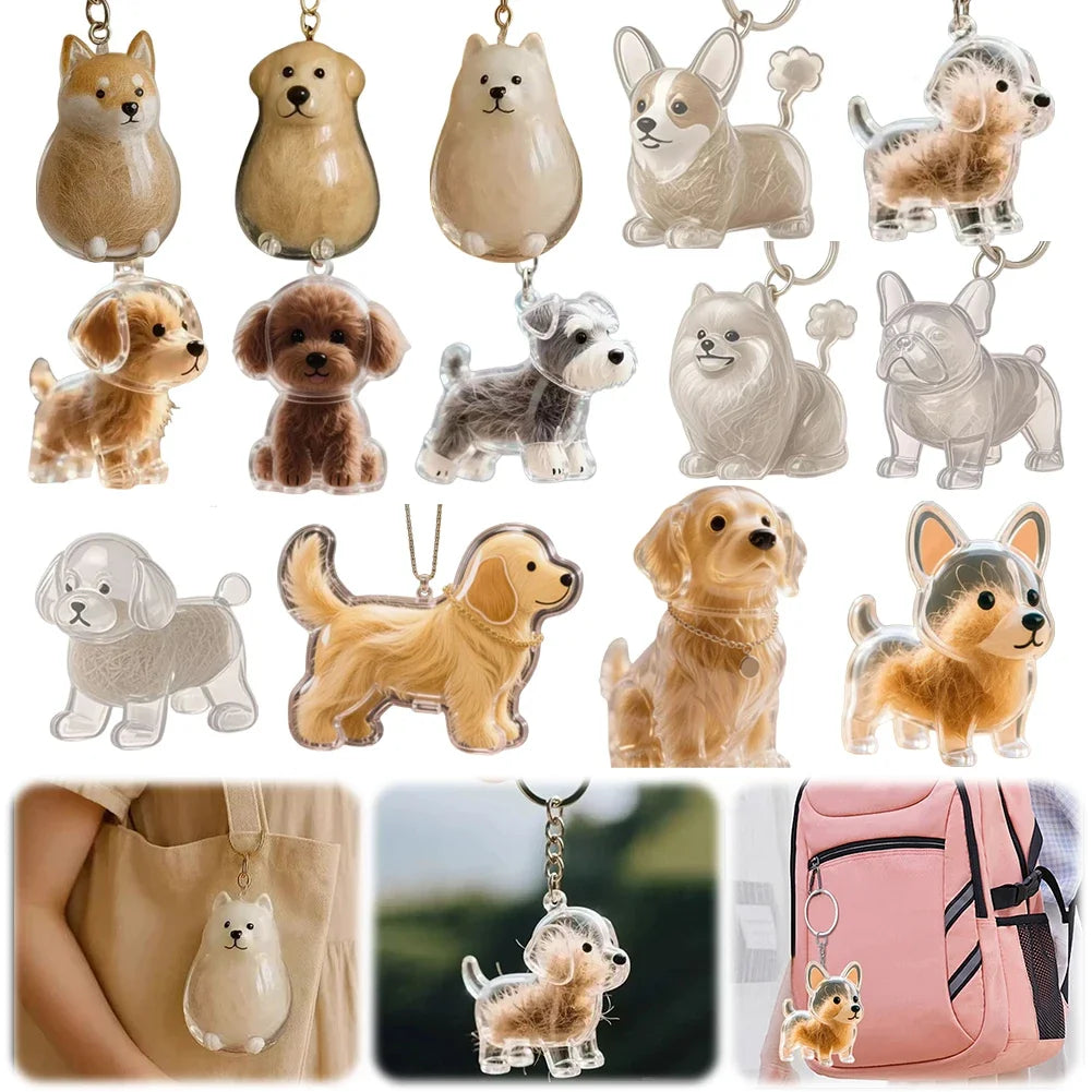 Pet Fur Memorial Keepsake Capsule — Keep a Piece of Your Furever Friend Close!