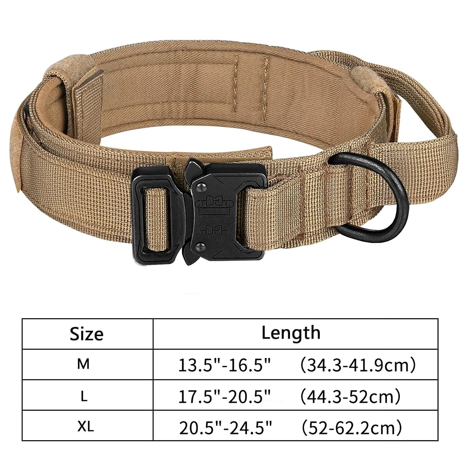 Tactical Dog Collar & Leash Set with Handle