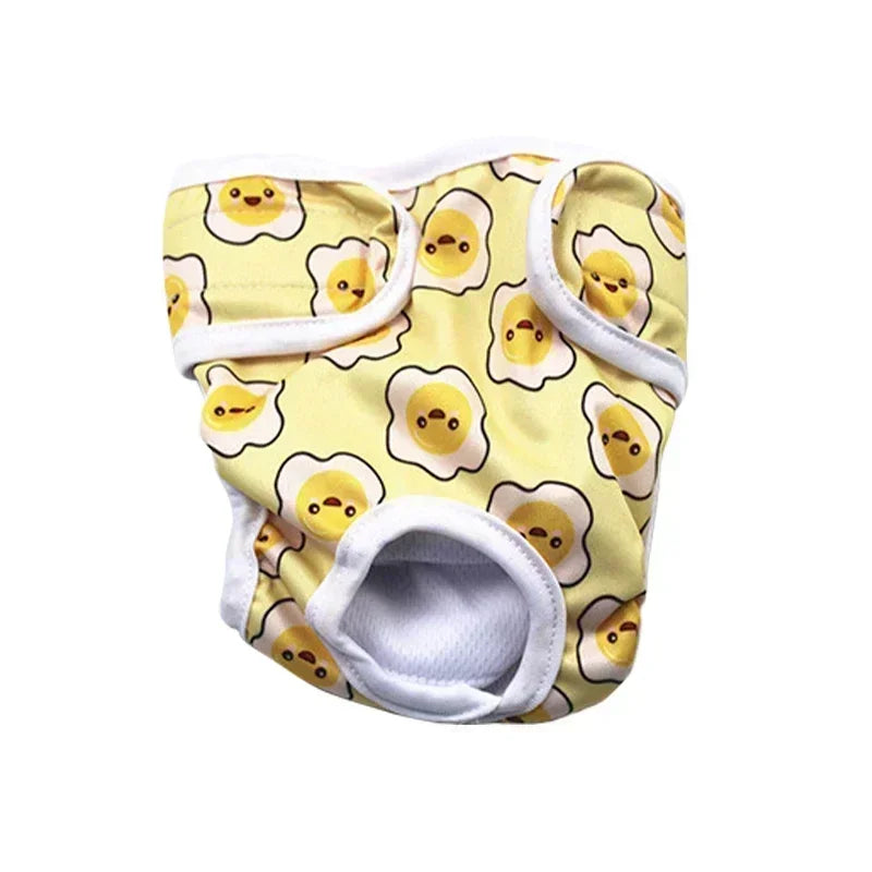 Washable Cartoon Dog Diapers