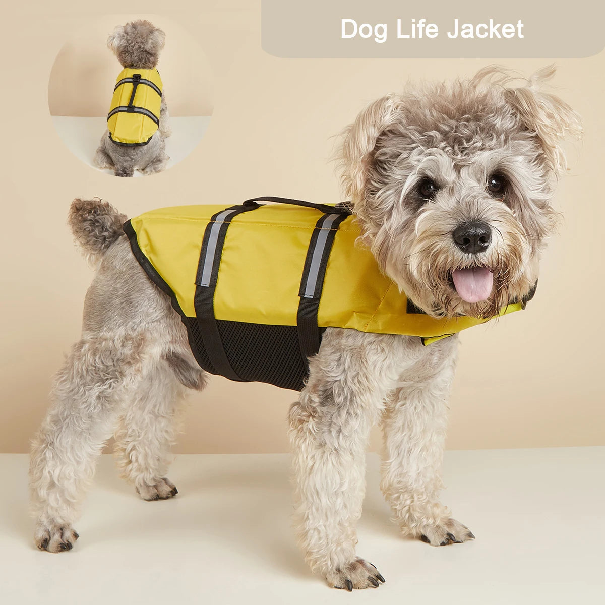 Dog Life Jacket Reflective (Large) - The Paw Prime